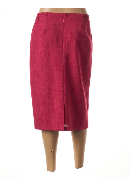 Fustă midi roz FRANCE RIVOIRE femeie