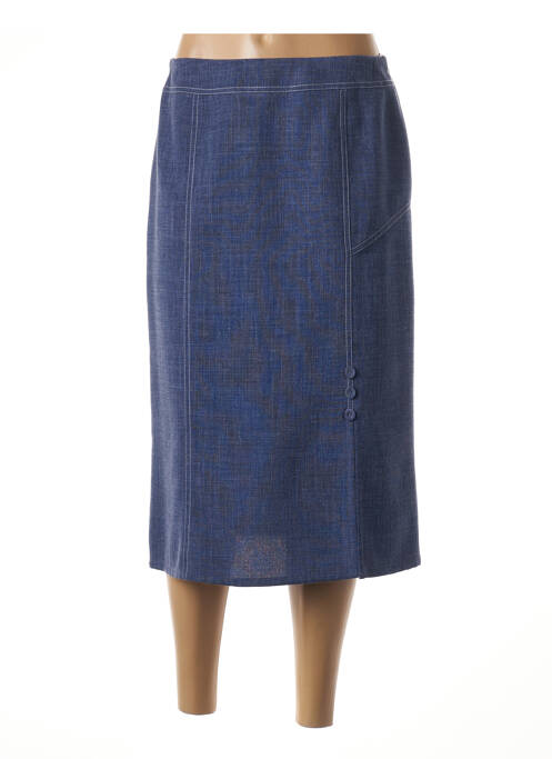 Fustă midi albastru GUY DUBOUIS femeie