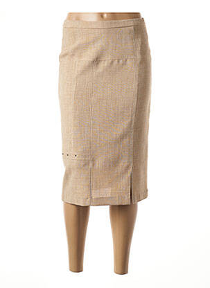Fustă midi bej GUY DUBOUIS femeie