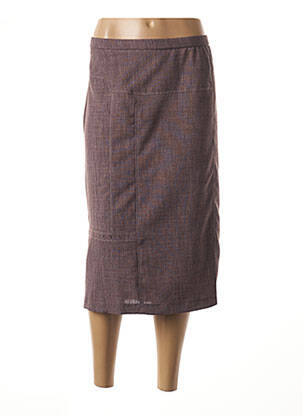 Fustă midi maro GUY DUBOUIS femeie