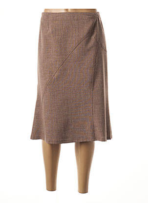 Fustă midi maro GUY DUBOUIS femeie