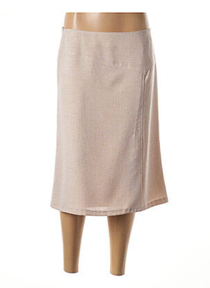 Fustă midi bej GUY DUBOUIS femeie