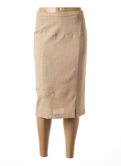 Fustă midi bej GUY DUBOUIS femeie