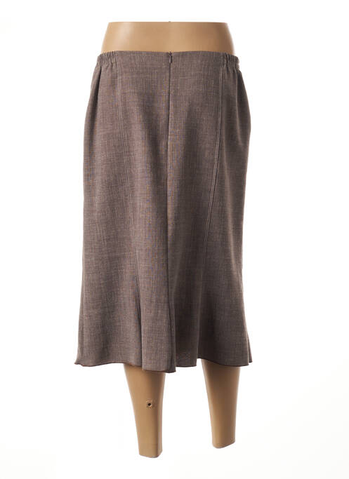 Fustă midi maro FRANCE RIVOIRE femeie