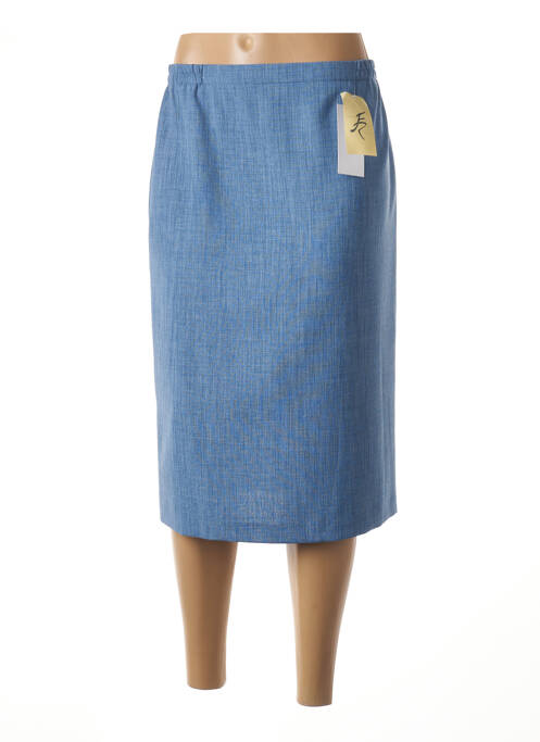 Fustă midi albastru FRANCE RIVOIRE femeie