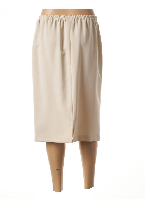 Fustă midi bej FRANCE RIVOIRE femeie