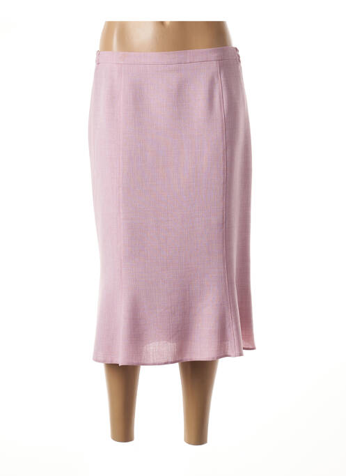 Fustă midi roz FRANCE RIVOIRE femeie
