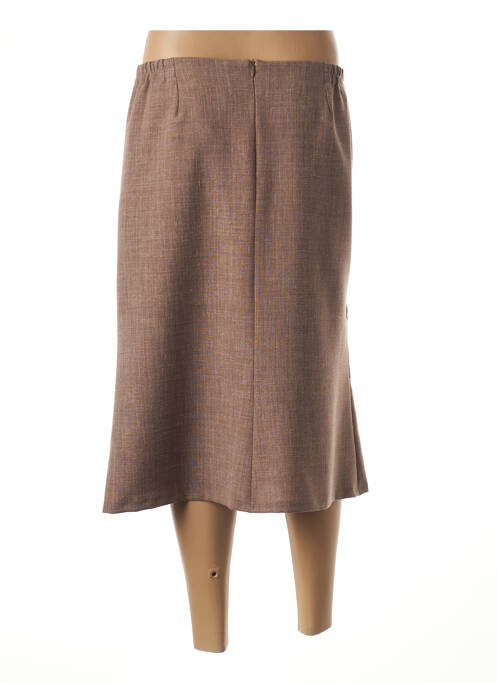 Fustă midi maro GUY DUBOUIS femeie