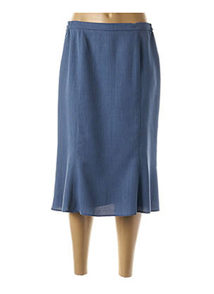 Fustă midi albastru FRANCE RIVOIRE femeie