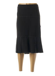 Fustă midi elasticitate negru GUY DUBOUIS femme