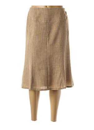 Fustă midi maro GUY DUBOUIS femeie