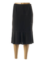 Fustă midi elasticitate negru FRANCE RIVOIRE femme