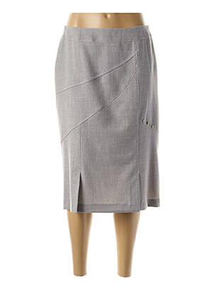 Fustă midi gri GUY DUBOUIS femeie