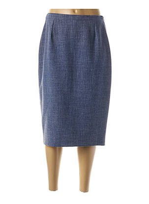 Fustă midi albastru GUY DUBOUIS femeie