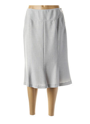 Fustă midi gri FRANCE RIVOIRE femeie