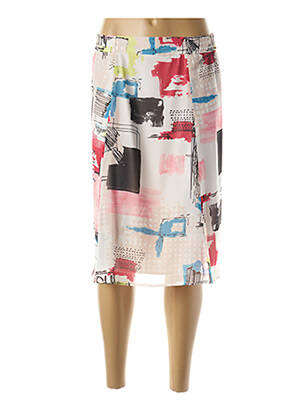 Fustă midi bej GUY DUBOUIS femeie