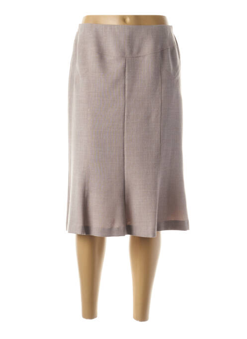 Fustă midi maro FRANCE RIVOIRE femeie