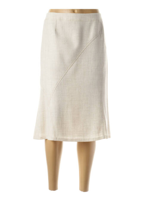 Fustă midi bej GUY DUBOUIS femeie