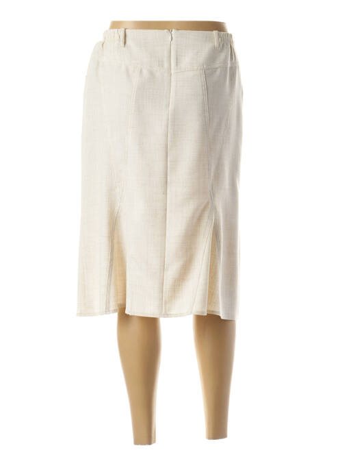 Fustă midi bej GUY DUBOUIS femeie