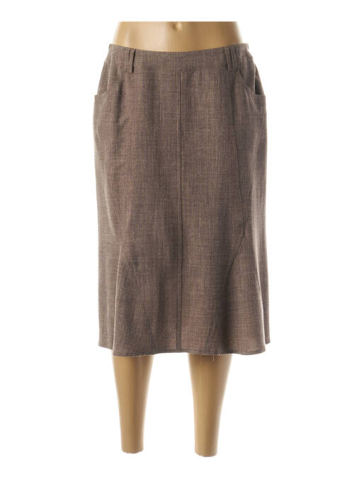 Fustă lungă maro GUY DUBOUIS femeie