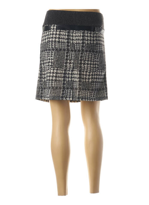 Fustă scurtă gri MERI & ESCA femeie