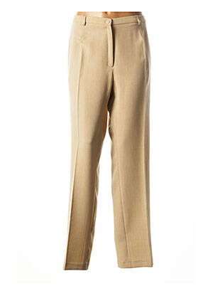 Pantalon drept bej GUY DUBOUIS femeie