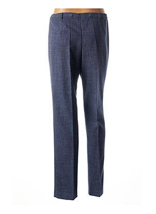 Pantalon drept elasticitate mărime normală albastru FRANCE RIVOIRE femeie