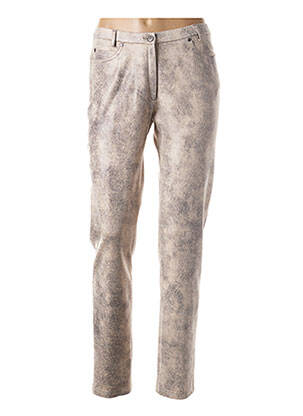 Pantalon drept bej MERI & ESCA femeie