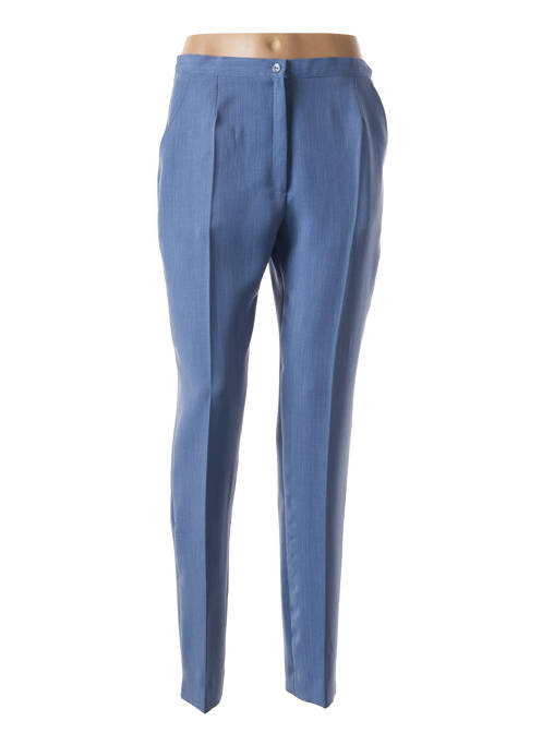 Pantalon drept albastru FRANCE RIVOIRE femeie