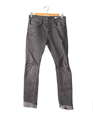 Blugi cu croială slim subțire mărime normală gri ALLSAINTS bărbat