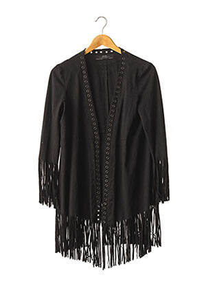 Jachete casual croială cambrată negru ZARA femeie