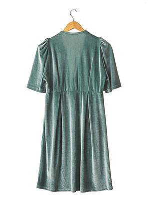 Rochie midi mâneci scurte mâneci scurte albastru IMPREVU femeie