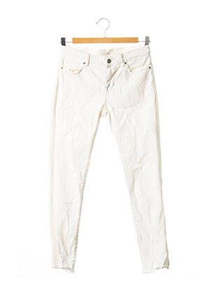 Blugi cu croială slim alb CIMARRON femeie