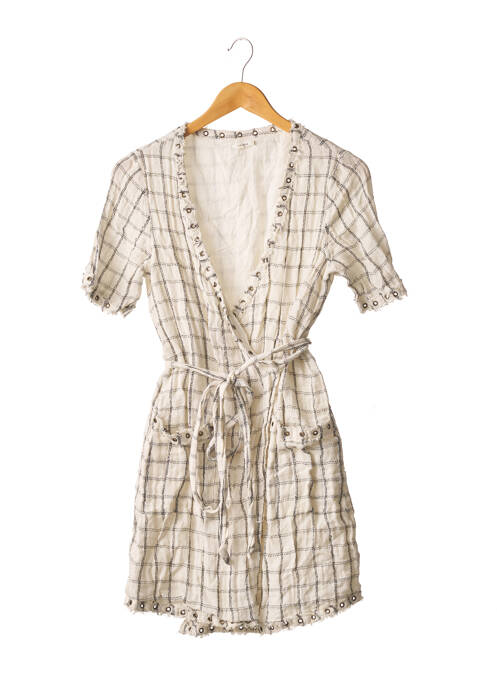 Salopetă scurtă alb TULAROSA femeie