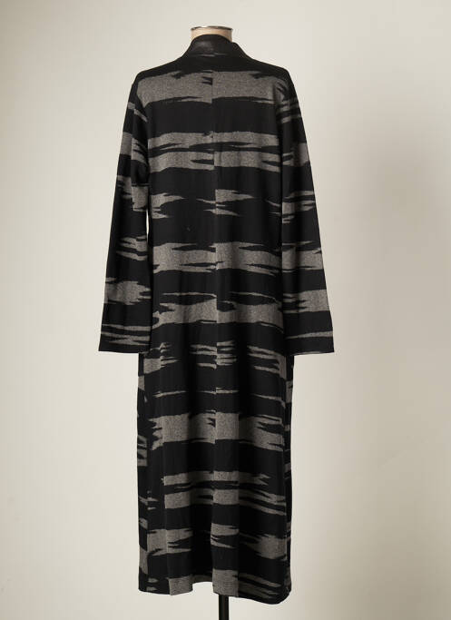 Palton lung negru CATY LESCA femeie