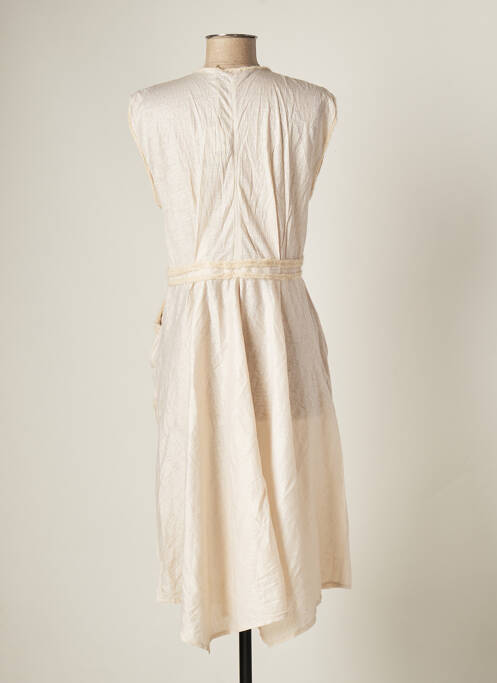 Palton lung bej BATISTAME femeie