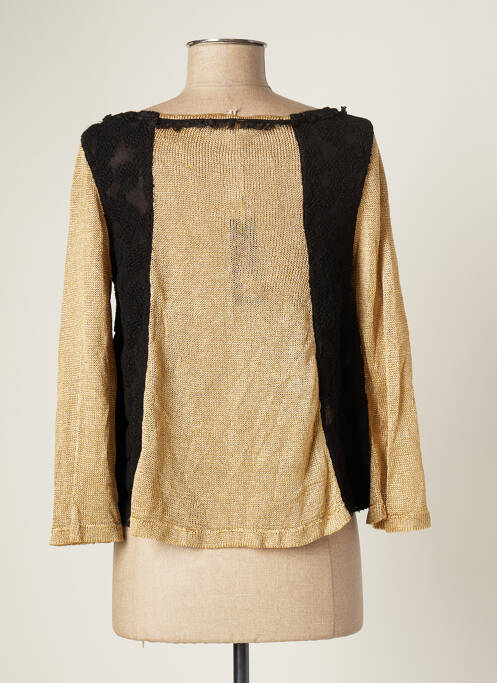 Vestă cu mâneci lungi bej CATY LESCA femeie