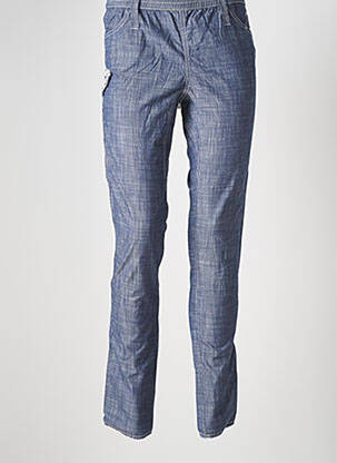 Pantalon chino albastru CATY LESCA femeie