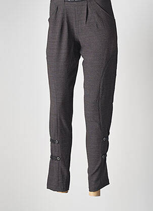 Pantalon 7/8 mărime normală mărime normală negru BATISTAME femeie