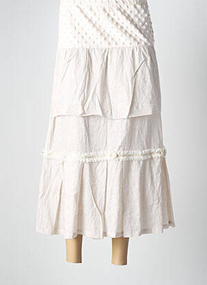 Fustă lungă bej BATISTAME femeie