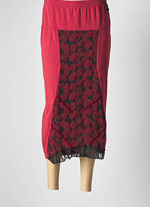 Fustă lungă roșu CATY LESCA femeie