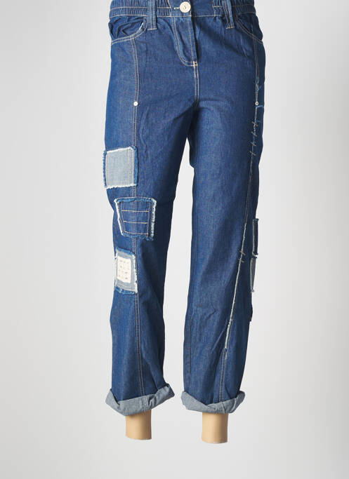 Pantalon 7/8 albastru CATY LESCA femeie