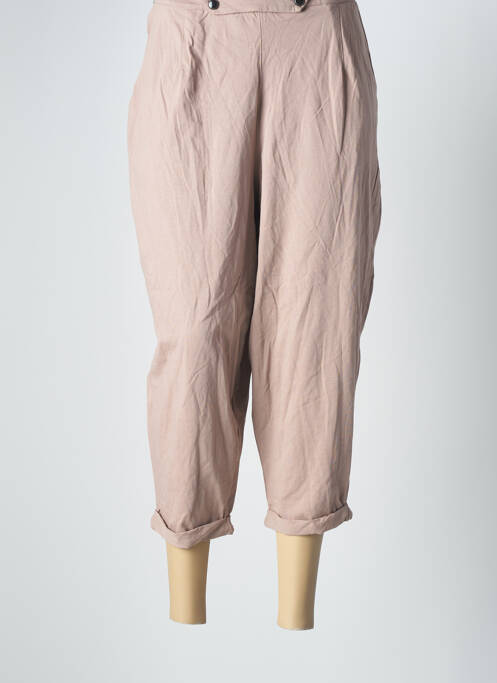 Pantalon trei sferturi roz BATISTAME femeie