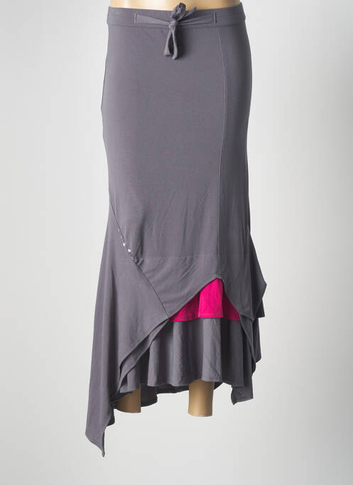 Fustă lungă gri BATISTAME femeie