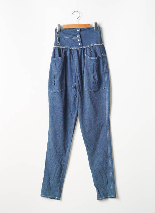 Pantalon drept albastru CATY LESCA femeie