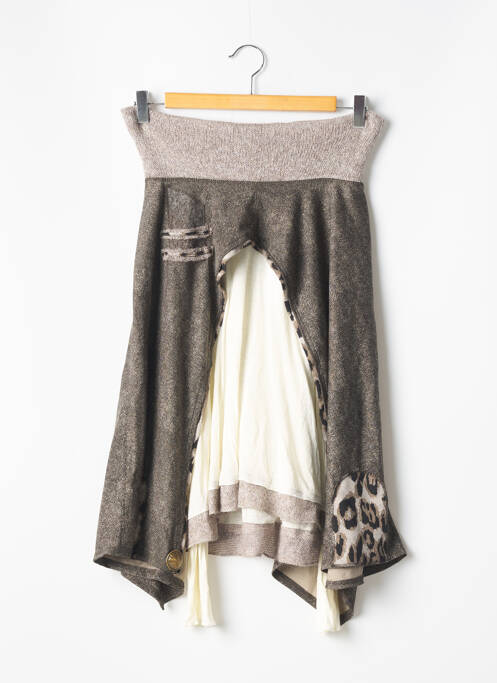 Fustă midi negru CATY LESCA femeie