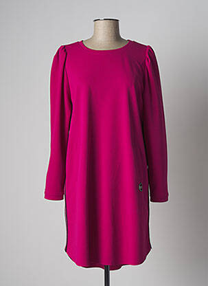Rochie scurtă mâneci lungi mâneci lungi violet DIVAS femeie