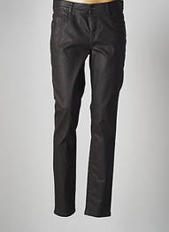 Pantalon slim broderie cu nituri talie joasă maro GARDEUR femme
