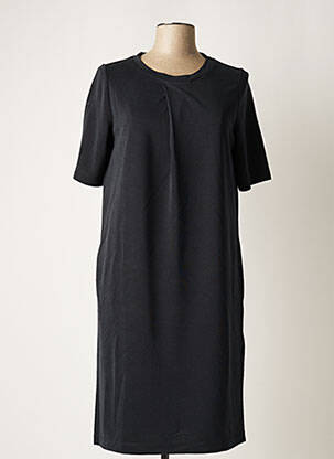 Rochie midi mâneci scurte mâneci scurte negru STREET ONE femeie