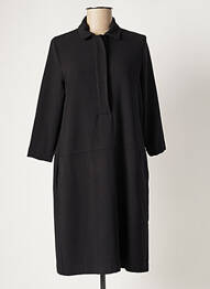 Rochie midi mâneci lungi mâneci lungi negru NINATI femme